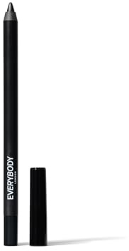 EVERYBODY LONDON Crayon pour les yeux crème, Satin Kajal, noir intense, finition mate longue durée, application facile, noir profond