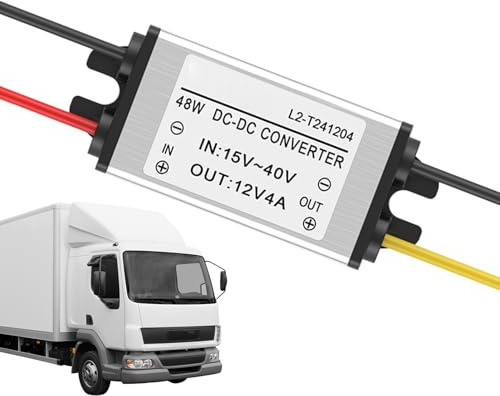 Strömadapter För Omvandling Från DC 24V Till DC 12V Justerbar