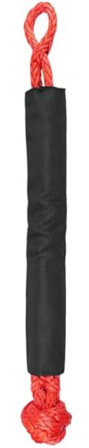 YOSADIER Corde de Dépannage Routier Manilles Souples en PE Rouge, Facile à Installer et Portable, Accessoires de Treuil pour Remorquage Hors Route de Camion et Véhicule