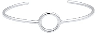 Elli Premium Armband Damen Armreif Kreis Geo Minimal in 925 Sterling Silber