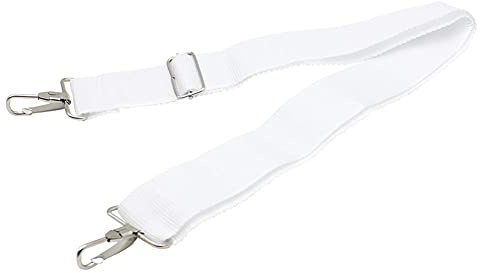 Alomejor Verstellbarer Trommel Schultergurt f¨¹r Snare Drum Nylon Wei? Musikinstrument Zubeh?r Drum Belt Sling Strap Trommelgurt