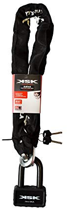 KSK Antivol Chaîne SRA 110cm avec Mini U Bloque Disque