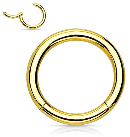 Treuheld® | Segmentring-Clicker aus Chirurgenstahl | 67 Größen