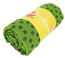 LIANYG Yoga Handtuch rutschfeste Yoga-Decke Sport Anti-Skid-Mikrofaser-Decken Fitness-Yoga-Handtuchmatte Yoga Decke (Color : Green)