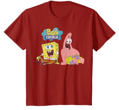 Spongebob Squarepants Bob Esponja Patrick Vintage Pals Camiseta