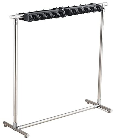 LOJOO Utility Racks Beweglicher Moppbesen- und Mopphalter, nasse Mopps auf dem Boden stehender Reinigungswerkzeugständer aus Edelstahl, für Schulen, Krankenhäuser, Fabriken, Hotels, Restaurants