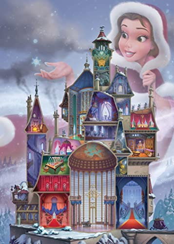 Ravensburger Puzzle 17334 - Belle - 1000 Teile Disney Castle Collection Puzzle für Erwachsene und Kinder ab 14 Jahren