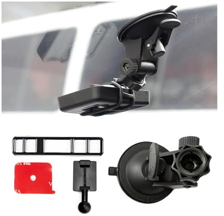 JNNJ ETC Suction Cup Mount, Car Suction Cup for Dash Cam Holder, Perfect for Car Windshield and Window, Adjustable 360 Degree Angle Car Mount for Driving DVR Camera Camcorder GPS Action Cameras