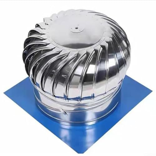 Chimney Pot Cap, Rotating Hood for Ventilation Pipes, Stainless Steel Flue Pipe Cover (Ø200 MM)