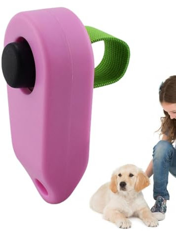 Biniveil Trainings-Clicker,Hunde-Trainings-Clicker | Hundeklicker für das Training - Langlebiger, Leichter und einfach zu verwendender Haustier-Trainings-Clicker für Katzen, Welpen, Vögel,
