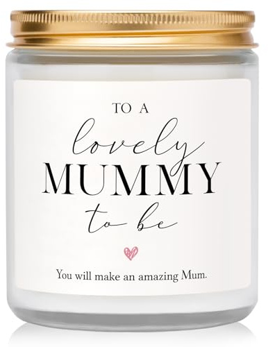 Gleevara Mum to Be Gifts for Pregnant Women, Mummy to Be Gift for First Time Mother, Lavender Scented Candle New Mum Gift, Baby Shower Gifts for Mum, Pregnancy Presents for Mother Expecting