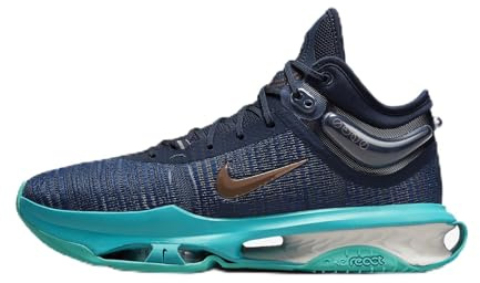 NIKE DJ9431-401 G.T. Jump 2 Hombre Obsidian/MTLC Red Bronze-Dusty Cactus EU 43