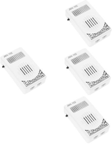 CAXUSD 4stücke Telefon Klingel Verstärker Einstellbarer Lautstärke Telefon Amplifier Für Festnetztelefone Akku-freies Design Für Senioren Und Hörgeschädigte Praktisches Zubehör