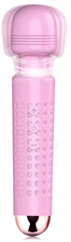 Magic Sex Wand Vibrator, Wireless Silicone G-Spot & Clitoris Wand Massager Dildo Vibrator with 25 Vibration Modes, Rechargeable Vibrating Couples Waterproof Adult Sex Toys for Women