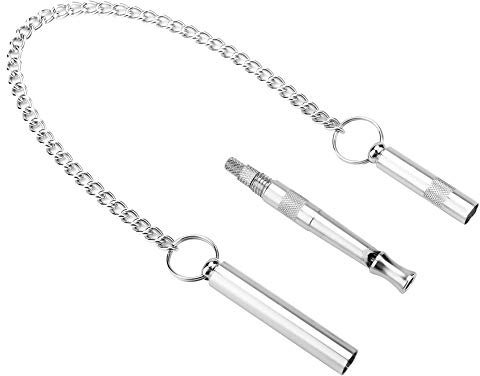 Gavigain Copper Dog Training Whistle, Adjustable Frequency, Portable with Chain, Sturdy and Effective for All Breeds, Sit, Stay, Come, Barking Stop