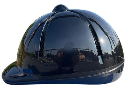 Zxpjkyu Casque D'équitation pour Enfants, Casquette de, Fournitures, Chapeau D'équitation Réglable et Résistant Aux Chocs, Casque D'équit, Surface Lisse