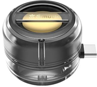 Kayfg Mini Altoparlante Portatile Universale Type-C Sound Box Type-C Plug-in Amplificatore per Telefono Cellulare Esterno Cablato per La Casa Trasparente