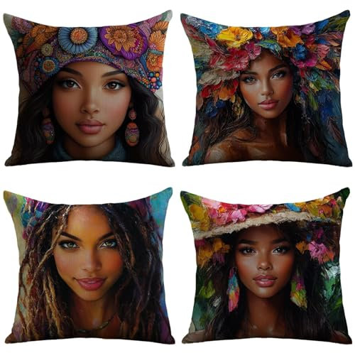 Cuscini Esterno Moda Federe Cuscini Divano 40x40cm Cuscino Divano Donna Velluto Copricuscini Decorativi Doppia Faccia Stampa Fodera per Cuscino per Sedia Camera da Letto Arredo Esterni Giardino JL-21