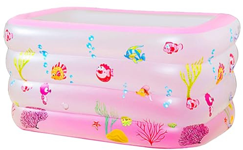 Piscine Gonflable - Rectangle De La Piscine | Toddler Gonflable dans La Piscine | Piscine Gonflable dans La Cour pour | Jeux d'eau pour La Natation en Famille pour avec Bouchon