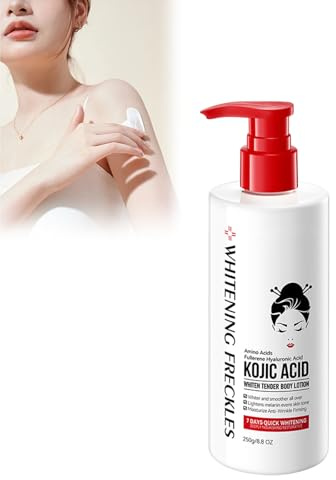 Crema Corporal con Ácido Kójico - Loción Blanqueadora e Hidratante para una Piel Radiante y Uniforme - Cuidado Intensivo Iluminador
