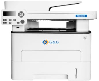 G&G M4100DW stampante laser, scanner fotocopiatrice multifunzione laser, Wi-Fi nero e bianco, stampante laser duplex,33 – 35 ppm