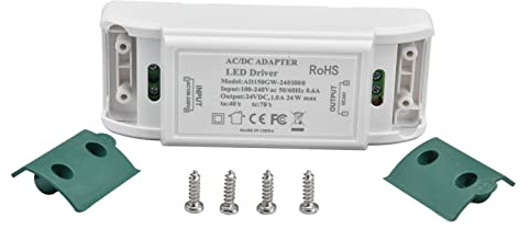 Controlador LED de 24W 24 V DC 1A Fuente de alimentación de voltaje de corriente constante IP67 Implaz de agua 100-240V AC a CC Converter para luces LED Lighting Lighting Lighting