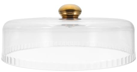 Toyvian Copertura Trasparente Rotonda per Torta in Plastica Protezione Freschezza Riutilizzabile per Catering e Uso Domestico Copritorta Raffinato e Pratico