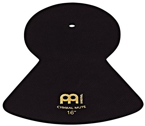 Meinl Cymbals Cymbal Mute Schlagzeug Becken Dämpfer 16 Zoll (40,64cm) für geräuscharmes Üben Zuhause – Drumset Zubehör, Schwarz (MCM-16)