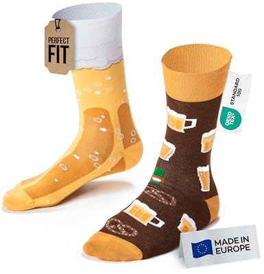 Many Mornings Bunte Lustige Socken Unisex Baumwollsocken Originelle Geschenkidee für Damen und Herren Größen 35-46 Alltagssocken