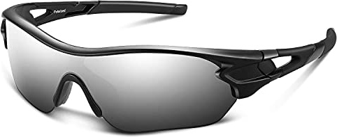 BEACOOL Schnelle Brille Herren Damen Fahrradbrille Sonnenbrille UV400 Sportbrille für Radfahren Laufen Baseball Klettern