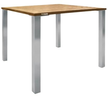 Matahari Gartentisch/Esstisch Taurus 80x80 cm Teakholz/Edelstahl