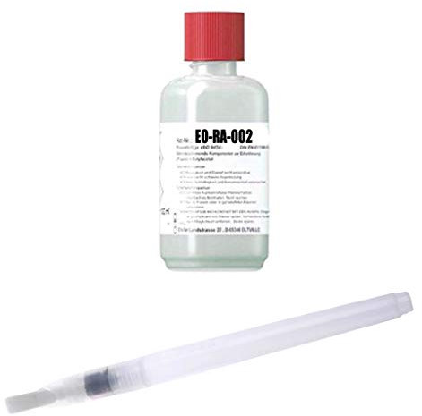 Emil Otto 500 ml Elektronik-Reiniger/Flux-Remover EO-RA-002 zur Entfernung von Flussmittelrückständen auf Leiterplatten + EO-Remover-Pen M (6 ml, unbefüllt)