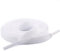 Knixmax Cordones Planos para Zapatos [1 Par] Cordones Duraderos para Botas de Senderismo y Trekking Zapatos,Blanco 150cm