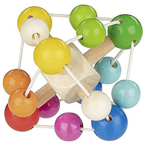 Goki - Rassel und Ringe aus Plüsch, Mehrfarbig (765430)