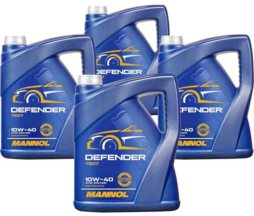 QR-Parts Set 85448551 MN7507-5 20L Original MANNOL Defender 10W-40 API SL/CF Öl Motoröl