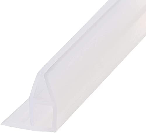 Ersatzdichtung Duschdichtung, für 6mm/ 8mm/ 10mm/ 12mm Glasdicke Duschdichtungen für Duschtüren, Dichtkeder Dichtung, Duschdichtung, für gebogene oder runde Glastüren (10 mm,Turning type-100cm)