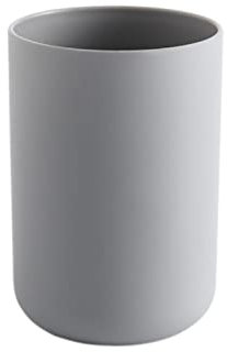 YUANstore Vasos de baño Taza de enjuague bucal de plástico Taza de café Té Agua Taza de viaje Inicio Color sólido Cepillo de dientes Titular Taza Drinkware Herramientas