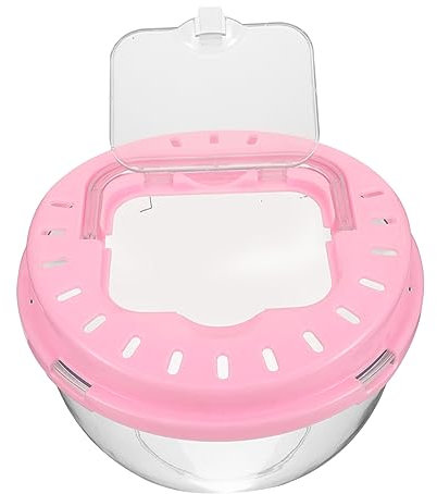 Mipcase Hamster Reisetragetasche Für Kleine Haustiere Tragbarer Hamster Käfig Aus Kunststoff Atmungsaktives Design Für Reisen Und Ausflüge Geeignet Für Meerschweinchen Chinchillas