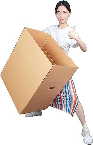 AviiSo Umzugskartons Movebox Umzugskartons mit Griffen, Kleine Paketversandboxen für Home-Office-Wohnung (Color : 3Pack, Size : 70x50x50cm/27.5x20x20in)