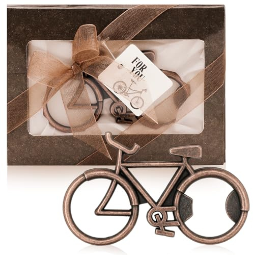 Bike Bottle Opene, Cycling Gifts for Biker Him or Her | Bicycle Decor, Christmas Birthday Gifts for Men, Cyclist, Dad, Husband and Boyfriend