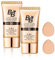 Bisienya 2 Pcs BB Cream,Foundation BB Cream,Tinted Moisturiser Balm BB Cream Natural Spf50+ Cover Blemishes BB Cream Light for All Skin Types (Natural Color With 2PCS Puff)