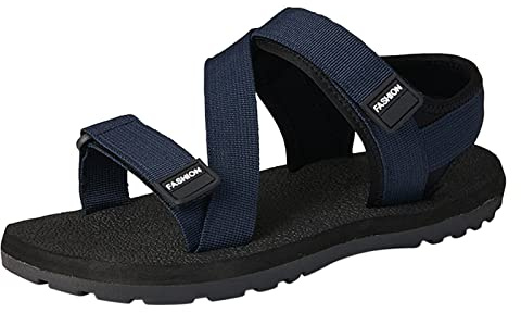 Gyaimxfu 2024 Sandalias De Verano para Hombre Talla Grande Durabilidad Sandalias De Hombre De Cuero Zapatos De Trekking para Hombre para Piscina Descalzos Deportes Acuáticos