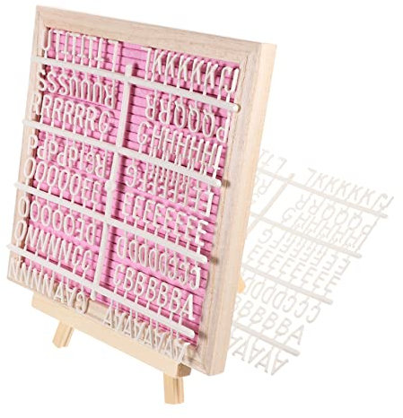 TOGEVAL Filz-buchstabentafel Nachrichtentafel Für Haushalt Diy-filztafel Dekoratives Nachrichtenbrett Für Tischdeko
