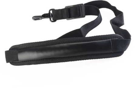 Verstellbarer Saxophongürtel mit Federhaken aus Nylon, Schwarz | Leicht, Tragbar und Längenverstellbar, Elastischer Haken, für Outdoor und Reise, Praktisches Zubehör