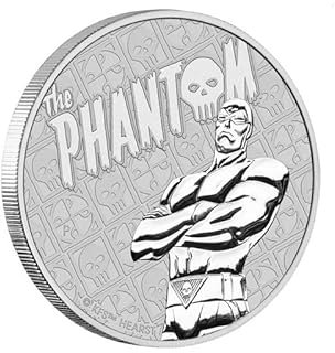 1 unze Silbermünze Tuvalu - The Phantom 2022-1 Oz Silber Silver coin Auflage: 25.000