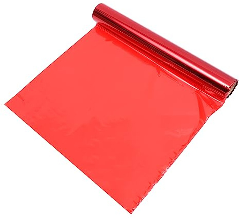 OHPHCALL 40 Cm Bred Gul Cellofanrulle - Blommor - Presentpapper - Tillverkad Säkert Opp-material - För Presenter Och Kex