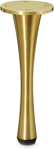 CWCQGH Schrankfüße aus massivem Kupfer, verstellbare Stützfüße, einfache TV-Schrankfüße aus Metall für Schränke, Couchtische, Heimwerkerbedarf (eine Farbe, 130 mm (5,11 Zoll))