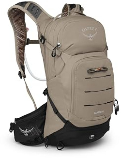 Osprey Raptor 14L Men's Mountain Biking Backpack with Hydraulics Reservoir, Pediment Grey