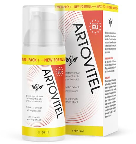Artovitel Gel | Végétalien & non testé sur les animaux | Facile à utiliser | 120ml 1x