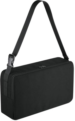 Generisch Gitarrenhalterspeichertasche, Gitarrenständer Carry -Tasche - Faltbarer Bodenständer Case,wasserdichte Bodeninstrumentenbeutel mit Schultergurt zum Außenwanderungen im Freien